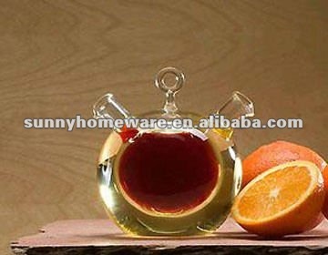 hand made glass oil jug 2 in one /oil bottle