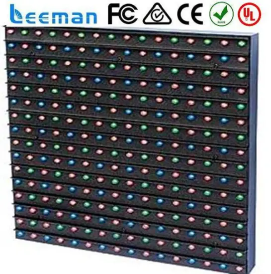 led curtain screen Leeman P3.91 SMD double sided outdoor led display