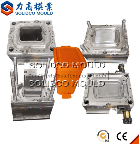 Plastic high quality muilt sizes garbage bin mould