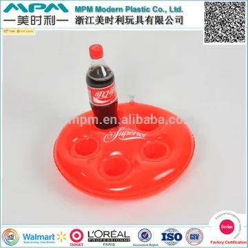 EN71 PVC Custom inflatable floating can tray for sales