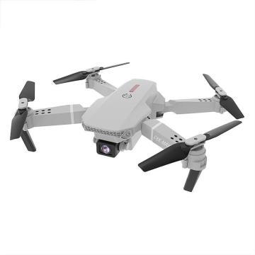 Drone E88: Dual 4K HD Camera WiFi FPV Mini Drone dengan video langsung sudut lebar