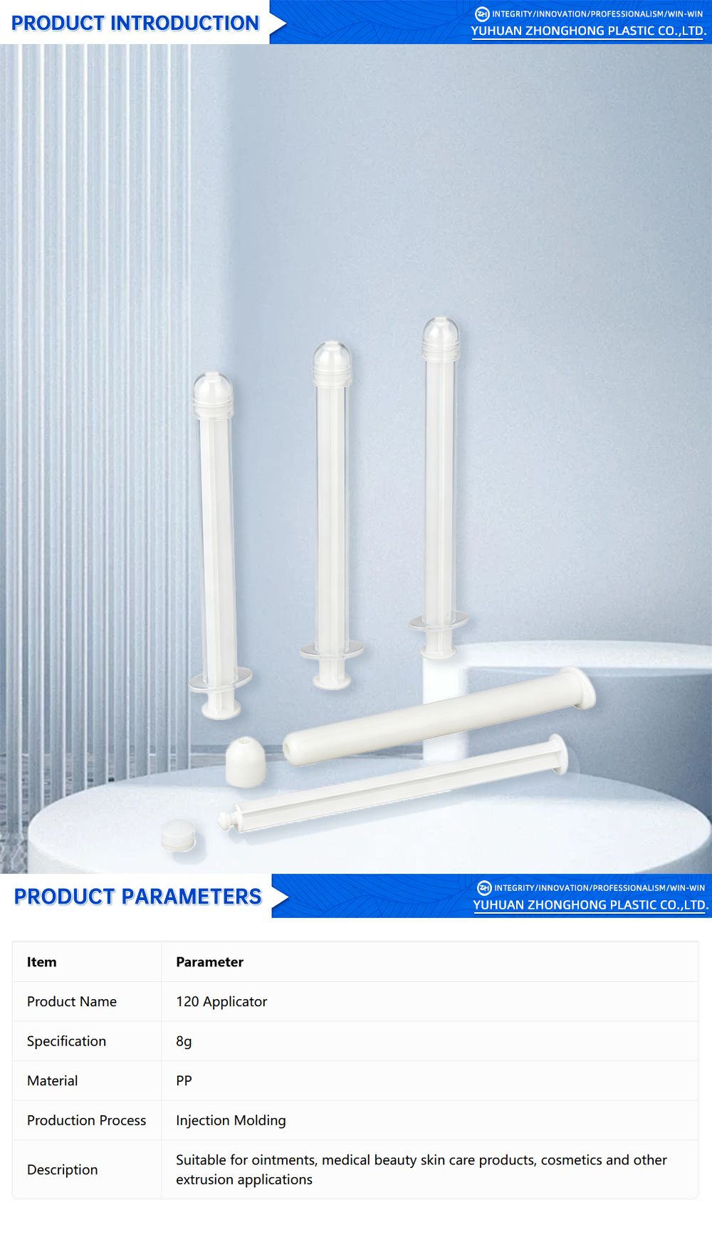 Disposable 120 Applicator for Gynecological Treatment X