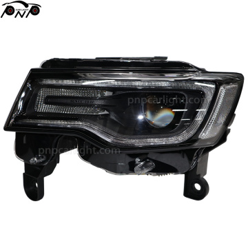 Farol de xenon preto para Jeep Grand Cherokee