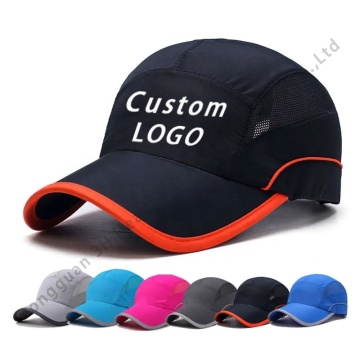 Custom Logo Sports Caps: Manufacturer Polyester Breathable Baseball Gorras for Running, Golf and More