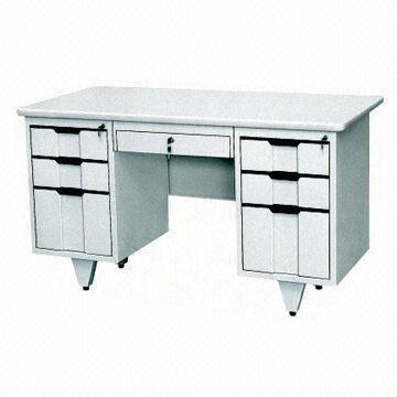 Refined Style Desk with 6 Drawers