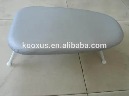 Folding plastic mini ironing board