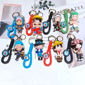 6th Generation Luffy Cartoon Doll Keychain & Bag Decoration: Perfect Boys' Gift