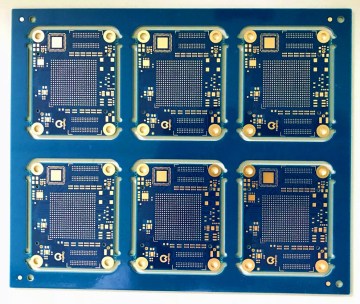 Bule colour circuit board