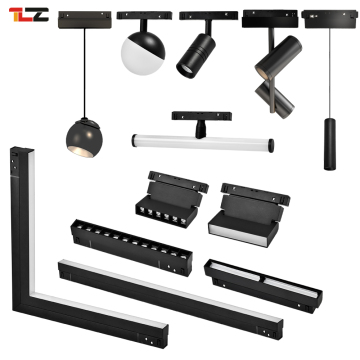 Magnetic Grille Light System: 24V/48V Adjustable Linear Spot Lights