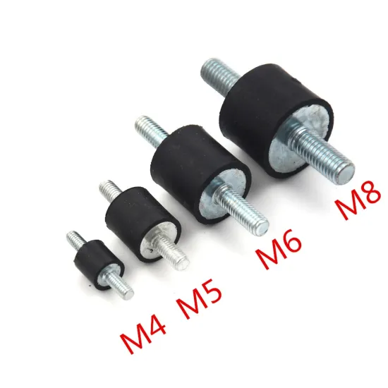 4pcs/lot Anti Vibration Silentblock Boat Car Bobbin Rubber Mounts Male Tools M4 M5 M6 M8