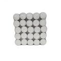 100pack pressed white tealight wax candles
