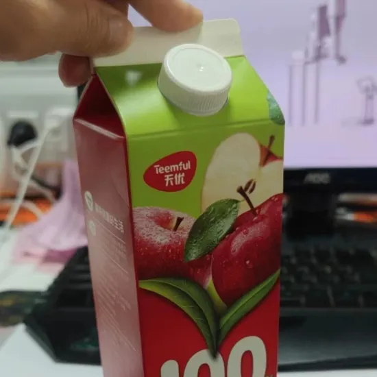 Semi Automatic Gable-Top Carton Filling and Sealing Machine for Juice and Milk