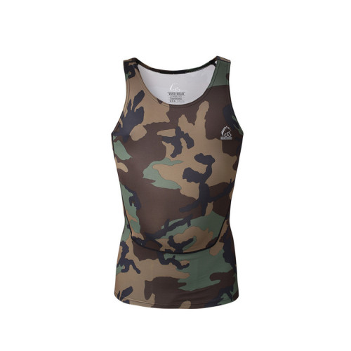 Mens Sportswear Dry-fit Spandex Compression Muscle Vest