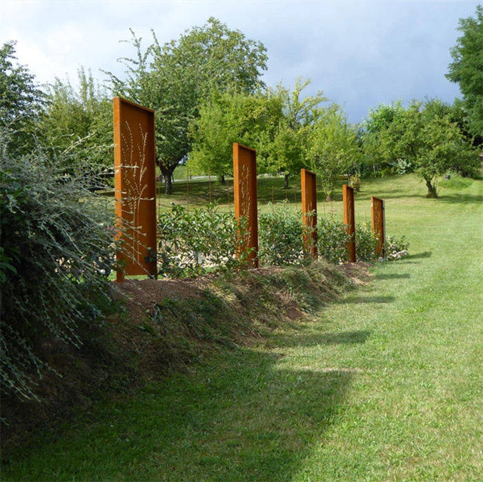 laser cut metal privacy screen