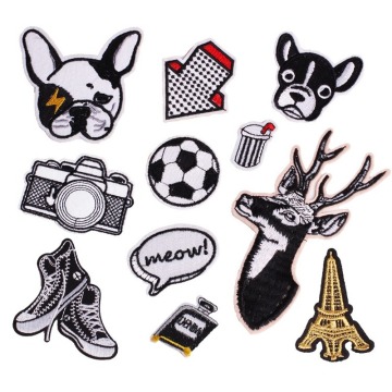 Cartoon ricamo patch abbigliamento calcio