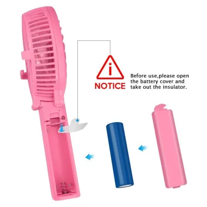 Air Conditioning Cooling Foldable Fan USB Rechargeable Fan