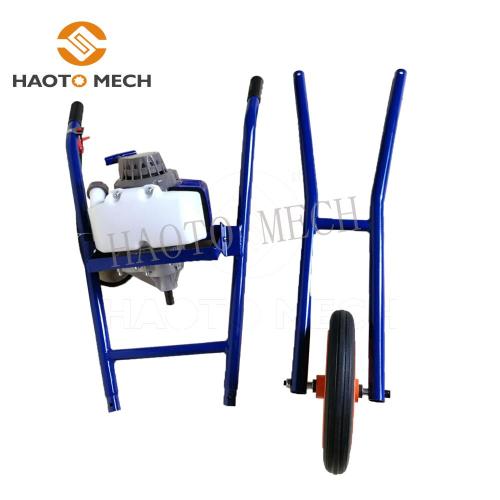 Hand push Earth Auger ground drill digger machine