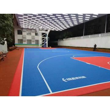 Easy installation basketball modular interlocking flooring