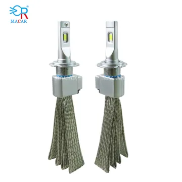 Wholesale LED Headlights Universal Braided Copper Strip Cooling Fanless H3 H4 H1 H11 H7 LED Bulbs