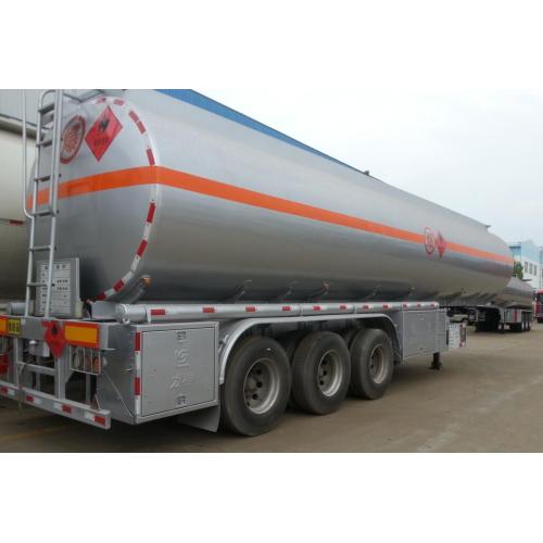 3 Axle aluminum alloy fuel tank trailer