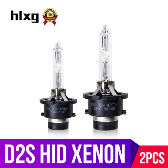 hlxg 2pcs 35W Xenon D2S D2 HID Car Headlight Bulbs Automobiles Motorcycle Auto Replacement lamp 4300K 6000K Yellowish White 12V