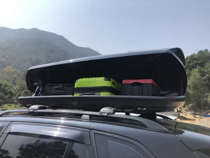 High End Pentair Custom 420L Black Car Roof Luggage Box for Travel