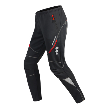Winter heren fleece warm en winddichte MTB rijbroeken