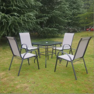 Iron Outdoor Furniture Sets: Balcony and Garden Patio Chairs and Umbrella Tables