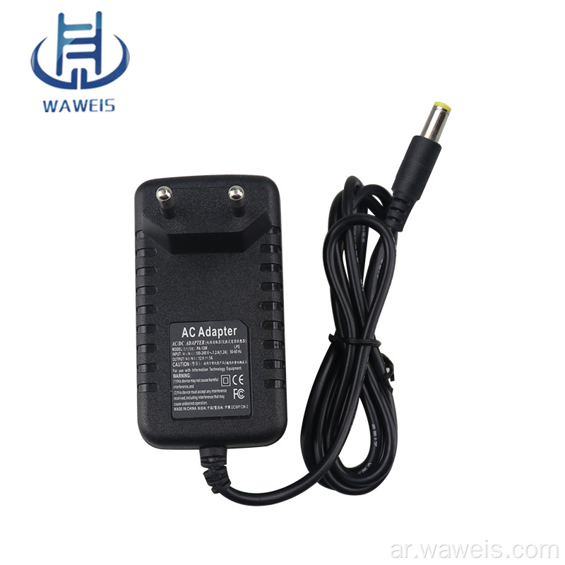 12w Wall Adapter 12v 1a لـ LED