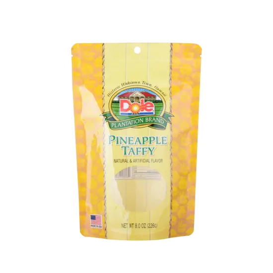 Plastic Zip Lock Materials Protein Food Packaging