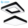 LEDER Plafoniera Moderna Quadrata 18W Luce Lineare