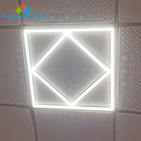 China Aluminum Frame Two Square Panel Mount LED Indicator Lights 60W LED Panel 60x60 Lattice Frame Panel Light