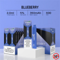 베스트셀러 Yuoto Smart 600puffs 일회용 vape 포드