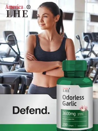 Odorless Garlic Softgels 3600 mg 200 Softgels