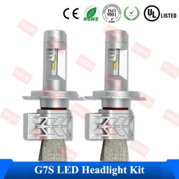 2016 new h1 h3 led head lamp and h8 h9 h11 h4 h7 led headlight bulb for 9005 9006 auto car led headlight Hi/Lo chips ZES hb3 hb4