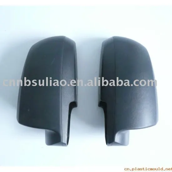 black and universal car rearview mirror