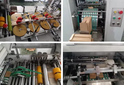 High-Speed Paper Bag Machine for Sharp Bottom Design