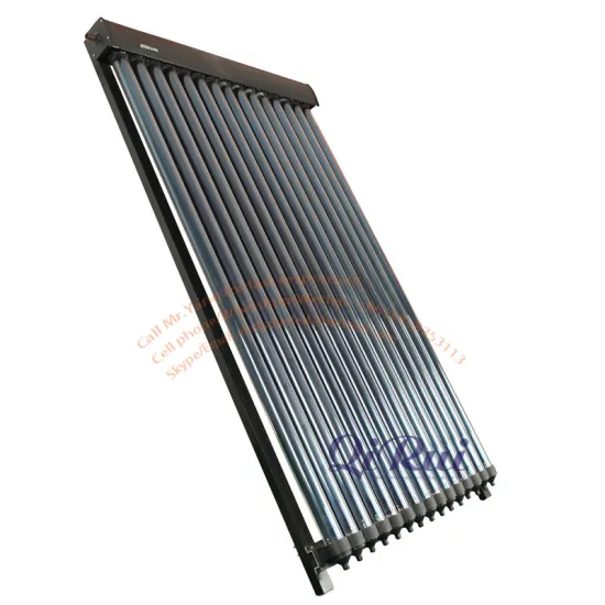 Rooftop Solar Thermal System: High-Performance Heat Pipe Collector with Glass Evacuated Tubes, EN12975 Certified