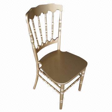 Silver Wooden Napoleon Chair, Standard Style