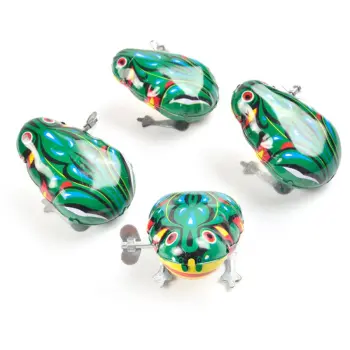 1pc Kids Toys Classic Clockwork Frog Nostalgic Clockwork Toy Retro Toys Children Puzzle Education Toys For Baby Infant Kids
