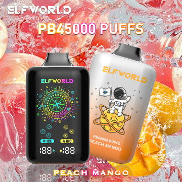ELFWORLD PB45000 Puffs Disposable Vape Pen Nic Control