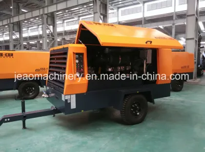 Won China National Inspection-Free Products 18bar Movable Diesel Screw Air Compressor for Water Well Used