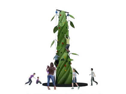 Indoor Entertainment Climbing Wall Amusement Park Equipment