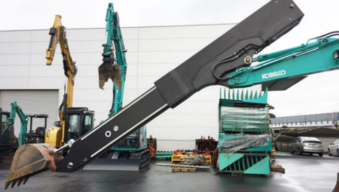 Industrial machinery CFRP robotic arm