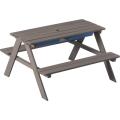 Gray Kids Play Picnic Table with Removable Top
