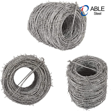 High tensile galvanized barbed wire/ ALAMBRES