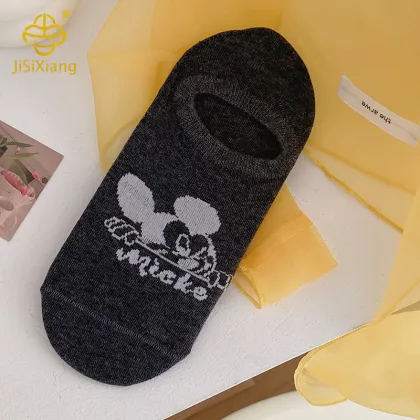 Korean version of Kami Mouse boat socks, invisible socks, anti slip socks
