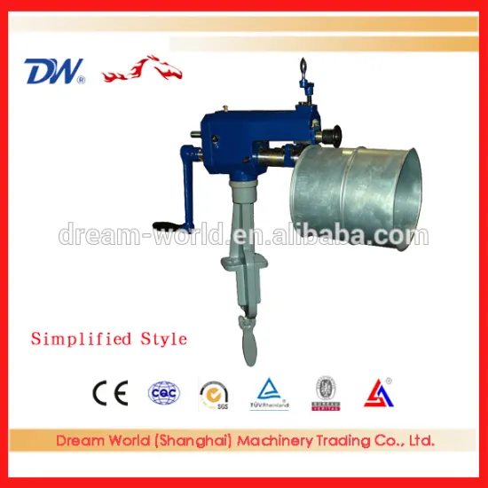 Rotary Machine with 22 gage(0.8mm) cutting capacity for air ducts