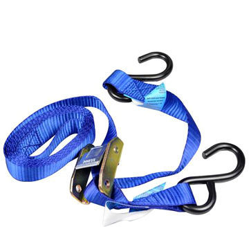 Cambuckle tie down with S hook, 2-piece