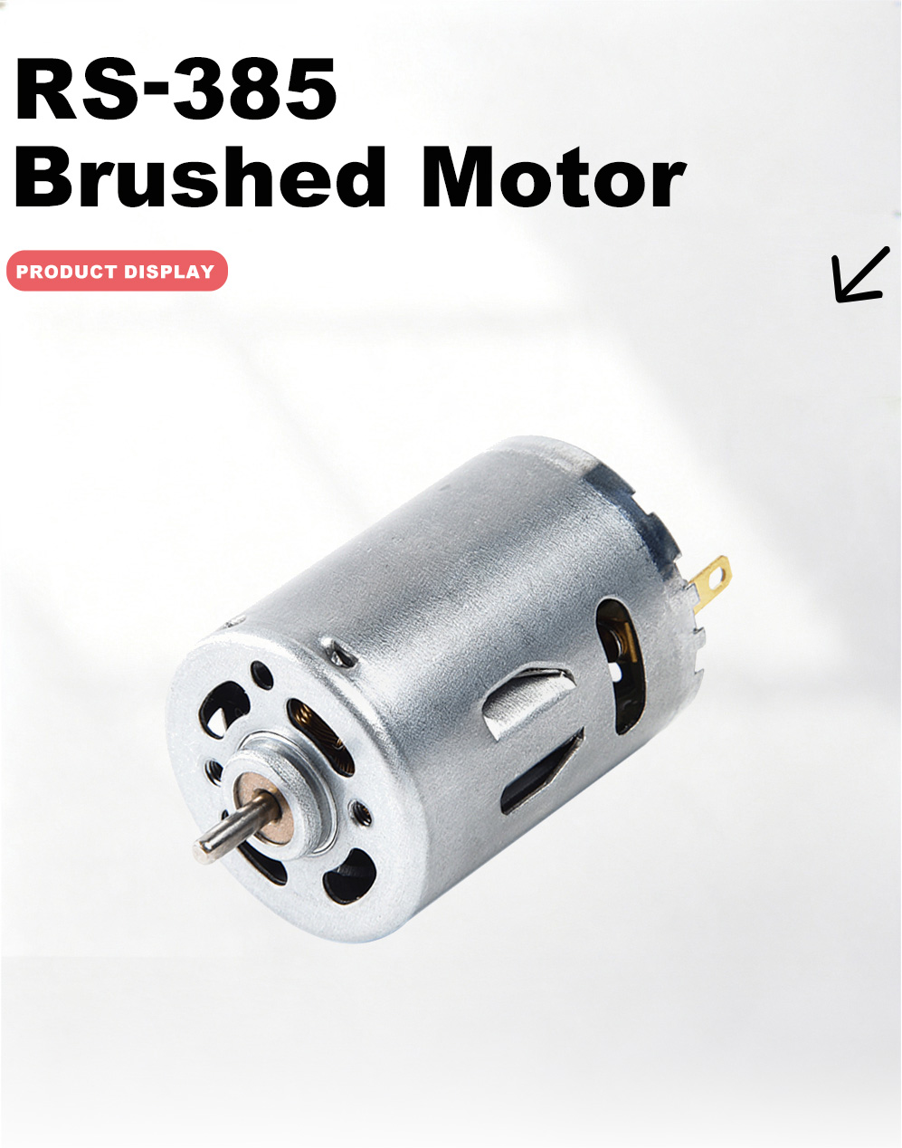 385 Brushed DC Motor-2x